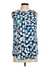 Not Your Daughter's Jeans 100% Polyester Blue Sleeveless Blouse Size M - photo 1