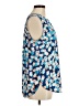 Not Your Daughter's Jeans 100% Polyester Blue Sleeveless Blouse Size M - photo 4