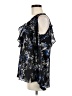 Parker 100% Polyester Black 3/4 Sleeve Blouse Size M - photo 5