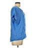 Gap Outlet 100% Rayon Blue Short Sleeve Blouse Size L - photo 4