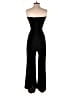 Blue Life 100% Rayon Solid Black Jumpsuit Size M - photo 2