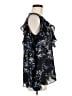 Parker 100% Polyester Black 3/4 Sleeve Blouse Size M - photo 4