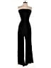 Blue Life 100% Rayon Solid Black Jumpsuit Size M - photo 1