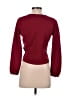 TeXTURE & THREAD Madewell Burgundy Long Sleeve Blouse Size XS - photo 2