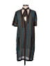 BCBGMAXAZRIA 100% Polyester Print Multi Color Blue Casual Dress Size S - photo 1