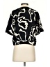 Nine West 100% Polyester Black Short Sleeve Blouse Size S - photo 2