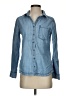 Caslon Blue Long Sleeve Button-Down Shirt Size XS - photo 1