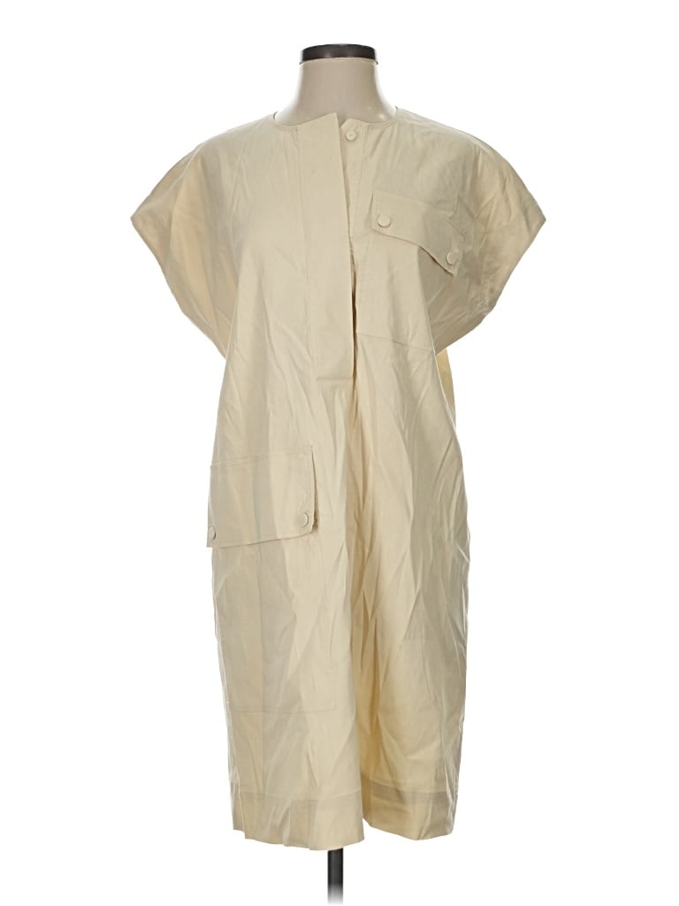 Pre-owned Theory Casual Dress In Ivory