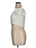 Katie J NYC Ivory Short Sleeve Top Size XL - photo 5