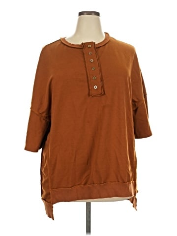 Unbranded 3/4 Sleeve T-Shirt (view 1)