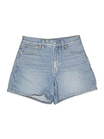 Madewell The Perfect Vintage Mid-Length Jean Short in Grennan Wash (view 1)