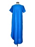 Mittoshop 100% Polyester Solid Blue Casual Dress Size S - photo 2