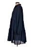 Unbranded Solid Blue Casual Dress Size L - photo 5