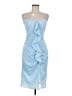 Likely 100% Polyester Blue Cocktail Dress Size 6 - photo 1