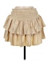 Unbranded Solid Tan Casual Skirt Size M - photo 1