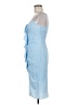 Likely 100% Polyester Blue Cocktail Dress Size 6 - photo 5