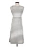 Eddie Bauer Stripes Gray Casual Dress Size S - photo 2