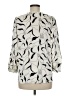 Assorted Brands Print Ivory 3/4 Sleeve Blouse Size M - photo 2