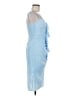 Likely 100% Polyester Blue Cocktail Dress Size 6 - photo 4