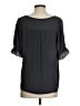 Ann Taylor LOFT 100% Polyester Black Short Sleeve Blouse Size S - photo 2