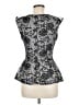 Studio Y 100% Polyester Silver Sleeveless Blouse Size M - photo 2