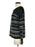 Garnet Hill 100% Linen Stripes Black Pullover Sweater Size S - photo 5