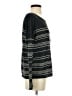Garnet Hill 100% Linen Stripes Black Pullover Sweater Size S - photo 4