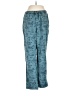 L.L.Bean Paisley Teal Casual Pants Size M - photo 1