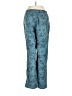 L.L.Bean Paisley Teal Casual Pants Size M - photo 2