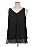 Lane Bryant 100% Polyester Black Sleeveless Blouse Size 14 - photo 2