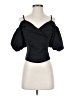 Shein Black 3/4 Sleeve Blouse Size 4 - photo 1