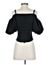 Shein Black 3/4 Sleeve Blouse Size 4 - photo 2