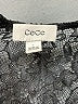 CeCe Black 3/4 Sleeve Blouse Size L - photo 7