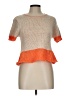 Zara Color Block Orange Pullover Sweater Size L - photo 1
