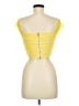 Shein Yellow Short Sleeve Top Size M - photo 2