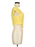 Shein Yellow Short Sleeve Top Size M - photo 4