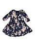Old Navy 100% Cotton Floral Blue Dress Size 4T - photo 2