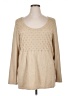 Liz & Me Tan Long Sleeve Top Size 1X - photo 1