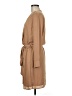 Three Eighty Two 100% Polyester Solid Tan Casual Dress Size M - photo 5