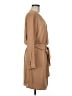 Three Eighty Two 100% Polyester Solid Tan Casual Dress Size M - photo 4
