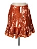 J.Crew 100% Polyester Orange Formal Skirt Size 12 - photo 2