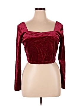 Shein Curve Long Sleeve Top