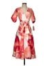 DKNY Print Orange Cocktail Dress Size 2 (petite) - photo 1