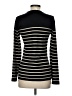 J. McLaughlin Stripes Black Pullover Sweater Size S - photo 2
