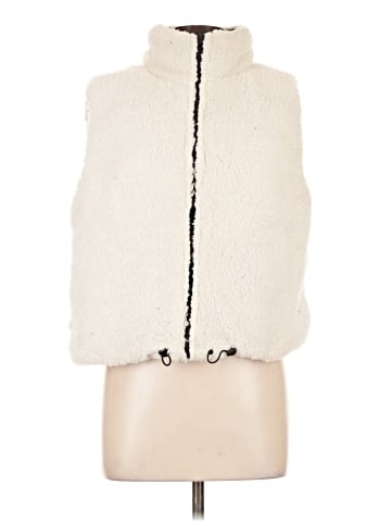 No Boundaries Faux Fur Vest (view 1)