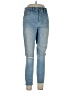 Good American Solid Blue Jeans Size 10 - photo 1