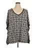 Roz & Ali Silver 3/4 Sleeve T-Shirt Size 2X - photo 1