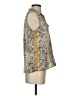 Zara Basic Tan Sleeveless Button-Down Shirt Size S - photo 4