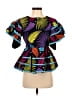 Assorted Brands Black Short Sleeve Blouse Size 6 - photo 1
