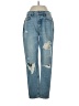 GRLFRND 100% Cotton Hearts Blue Jeans Size 26 waist - photo 1
